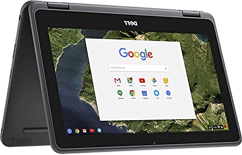 2021 Dell 29,5 cm convertible 2 en 1 pantalla táctil Chromebook, procesador Intel Celeron hasta 2,48 GHz, 4 GB RAM 16 GB SSD, HDMI, Chrome OS, unidad USB SDTK de 16 GB (Reacondicionado)